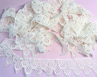 Venise Lace Trim Ivory 2" wide by 132" Long