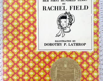 1957 Hitty Her First Hundred Years Hard Copy Dust Jacket Library Copy Rachel Field Dorothy Lathrop