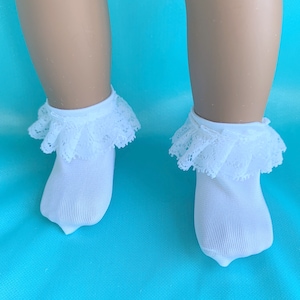 Doll Socks for 14" Wellie Wishers Doll Nylon Tricot May Not Fit Other Dolls