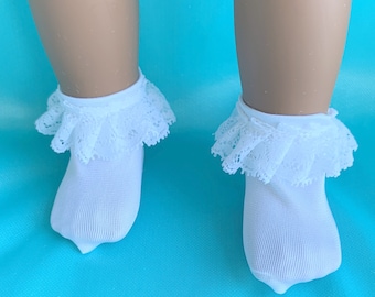 Doll Socks for 14" Wellie Wishers Doll Nylon Tricot May Not Fit Other Dolls