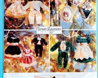 Vogue 9529 Christmas Ornament Doll ClothesPattern Potpourri sachets Uncut Factory Folded