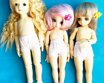 YoSD Size BJD Doll Panties for 10-11"  Resin Ball-Jointed - Size XSMALL