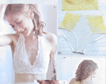 2016 Simplicity 8228 Soft Cut Bras and Panties Lingerie Pattern Uncut Factory Folded