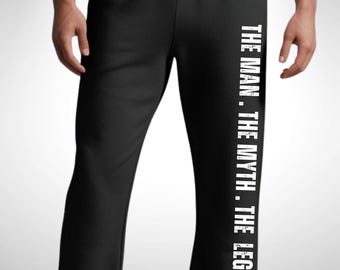 The Man The Myth The Legend Custom Sweatpants, Gift for Dad, Gift for Grandpa, Gift for him, Gift Sweatpants
