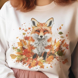 Fox animal sweatshirt clearance