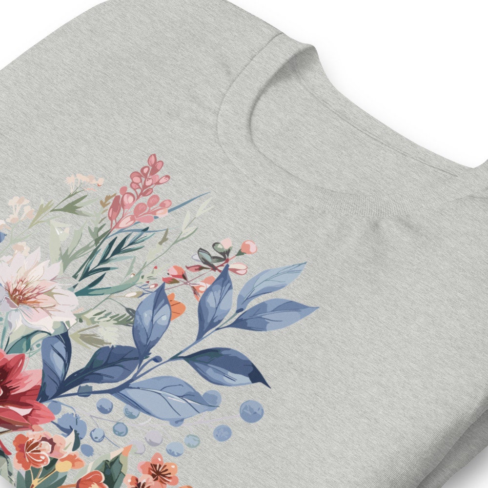 Pressed Wildflower Shirt,cottagecore Aesthetic Tee, Vintage Botanical ...