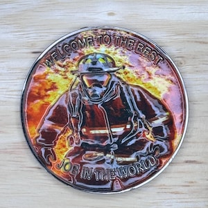 Firefighter&#39;s Prayer Challenge Coin
