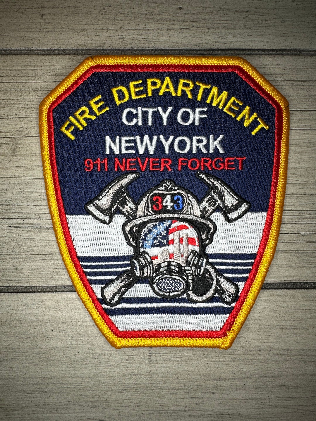 911 NY Fire Dept. メモリアルナイフ New Folding Knife FIRE DEPARTMENT 