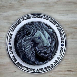 Police Prayer Challenge Coin
