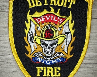 Detroit Fire Patch (Novelty Design)
