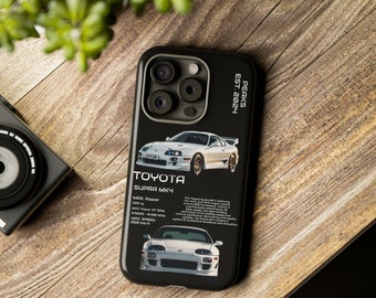 Coque pour téléphone Toyota Supra MK4 - Cadeau pour passionné d'automobile