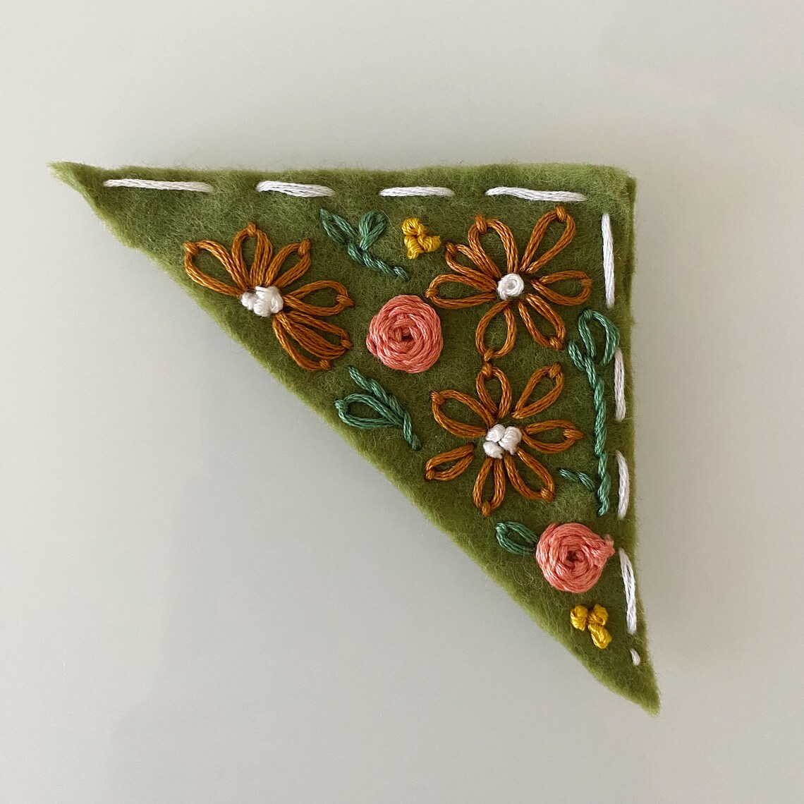 Hand Embroidered Bookmark