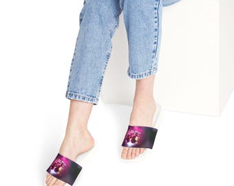 Colorful Slide Sandals with Removable Straps: Women&#39;s Summer Footwear