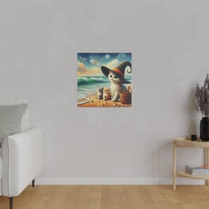 Matte Canvas, Stretched, 0.75&quot;, Halloween Matte Canvas, Stretched 0.75&#39;&#39;, Eco-Friendly Matte Canvas, Stretched 0.75”, Halloween Decor