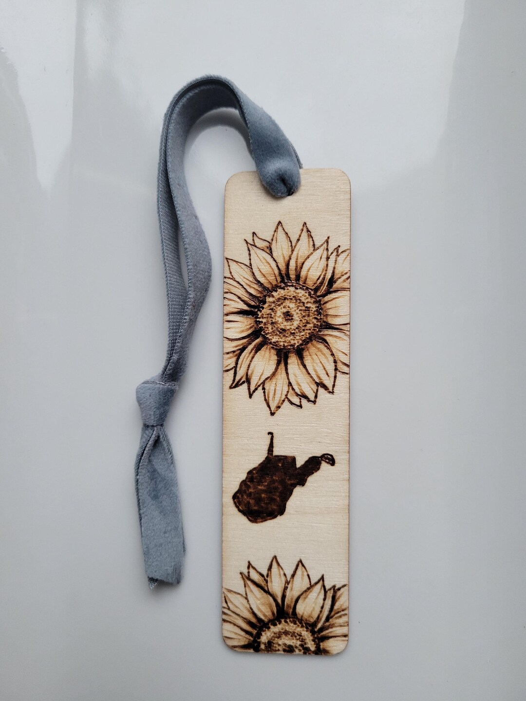 Handmade, Wood Burn, Pyrography Bookmark With WV West Virginia ...