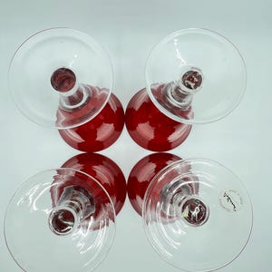 Artland Iris Seeded Ruby Old Fashioned Gläser 6er Set - 396,9g Pro Glas