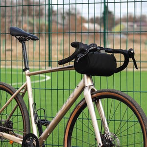 Borsa manubrio bici, cordura 1000D, taglia "L", borsa da bici, zaino da esterno, accessori per ciclismo, borsa da bikepacking, borsa da bicicletta sul manubrio