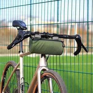 Borsa manubrio bici, cordura 1000D, taglia "M", borsa da bici, zaino da esterno, accessori per ciclismo, borsa da bikepacking, borsa da bicicletta sul manubrio