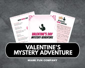 Mad Libs imprimibles de San Valentín: actividad divertida para niños o juego para una cita romántica