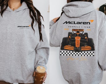 Mclaren 2024 Formel-1-Hoodie Schwere Mischung Unisex-Sweatshirt F1 Lando Norris Oscar Piastri Geschenk F1-Fahrer Inspire Aesthetic Racing Clothing