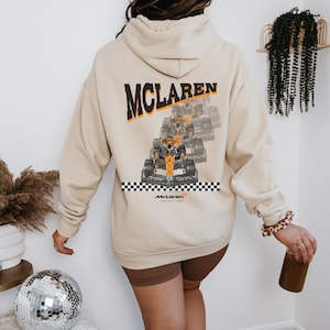 Mclaren Formula One Hoodie comfortable Unisex Jumper F1 Lando Norris and Oscar Piastri Gift F1 driver Inspired and Aesthetic Racing Clothing