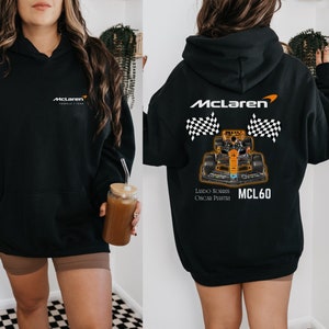 Mclaren Formula One Hoodie Heavy Blend Unisex Sweatshirt F1 Lando Norris and Oscar Piastri Gift F1 driver Inspired Aesthetic Racing Clothing
