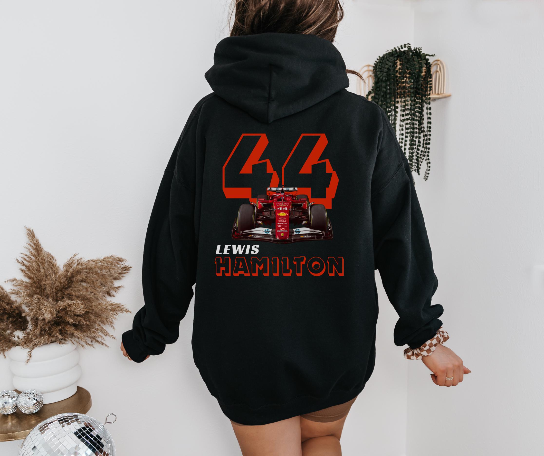 Sweat-shirt Lewis Hamilton Scuderia 44 - Unisexe - Edition Limitée Saison 2025 - Polyester Recyclé Doux - 12