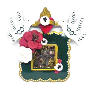 Caja de sombras de Harry Potter Nicho, Hogwarts, Daniel Radcliffe, regalo de Harry Potter, arte popular mexicano, altar, arte maximalista, regalo para niño
