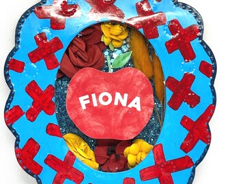 Fiona Apple Forever Nicho Shadowbox Shrine, Mexican Folk Art, Music Lover, Pop Culture, Celebrity, Famous People, Fan Art, Gift for Her