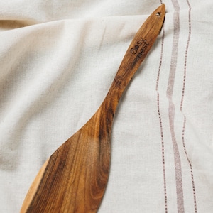 Handmade Walnut Wood Kitchen Spatula – Natural and Elegant Cooking Utensil