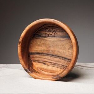 Handmade Walnut Wood Bowl – Rustic Kitchen Decor & Eco-Friendly Gift