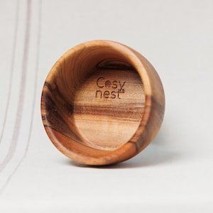 Handmade Walnut Wood Bowl – Rustic Kitchen Decor & Eco-Friendly Gift