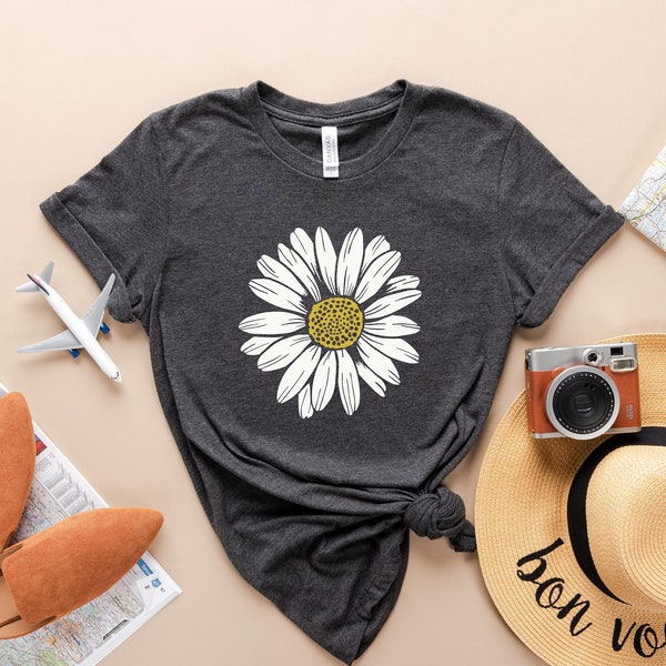 Daisy Shirt, Wildflower Shirt, Boho Shirt, Floral Shirt Gift, Birth Month Flower, Gift For Sister, Summer Shirt,Daisy Women Shirt,Flower Tee