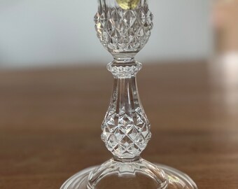 Kristallen Kandelaar van Cristal d’Arques France | Vintage Candlestick | Home Decor