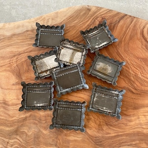 Set of 9 French Chocolate Moulds - Biscuit shape