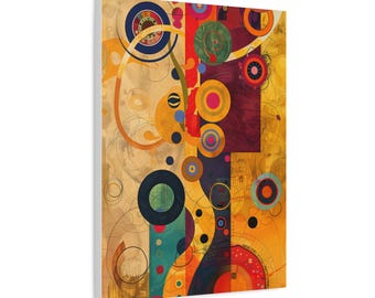 Circular Harmony: Abstract Composition