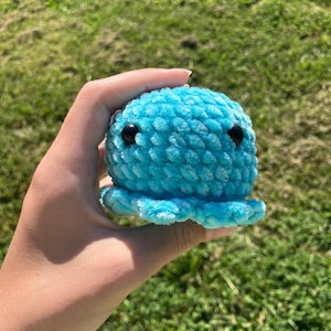 Crochet Octopus Plushie: Squishy Sensory Fidget Toy