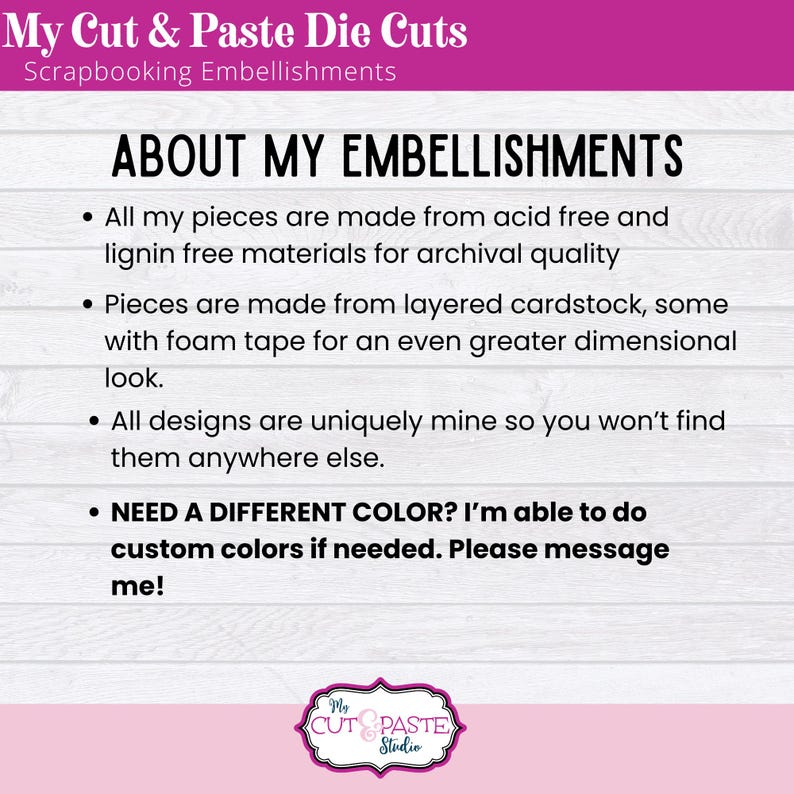 First Grade Scrapbook Die Cut: Layered Paper Piecing Embellishment - Etsy