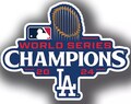 Los Angeles Dodgers 2024 World Series Champions Vinyl Sticker