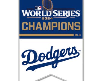 Los Angeles Dodgers 2024 World Series Champions Banner Sticker