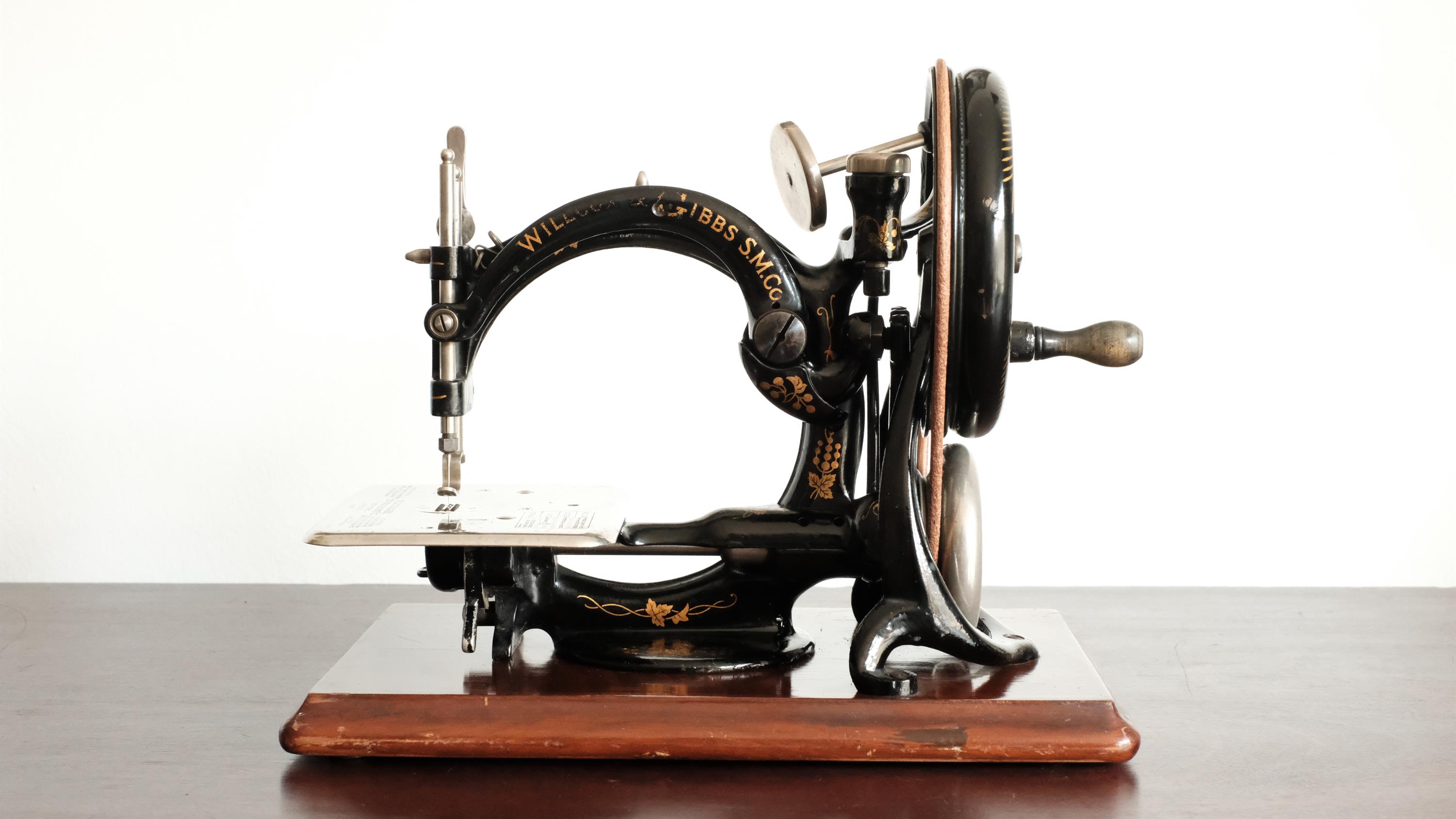 1883 Willcox & Gibbs Antique Hand Crank Sewing Machine - Etsy