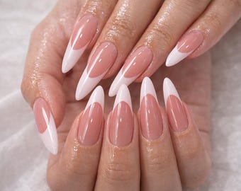 Blush Stiletto Francês