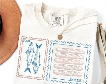 Christian Fisherman T-Shirt: Comfort Colors Unisex Faith Tee