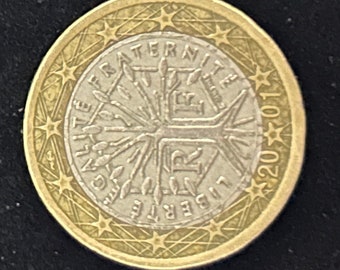 1EURO rare France coin (Liberté,égalité,Fraternité)