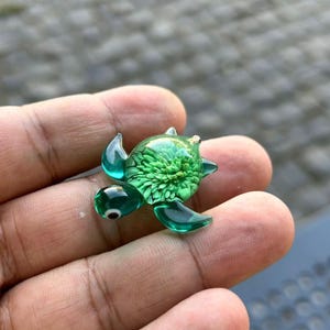 Caretta, Glaskunst, Miniaturtier, Geschenk für Kinder, Aquariumdekoration, Schildkrötenverzierungen, Tischdekoration, Meeresleben