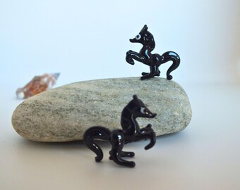 Murano Figurine,Glass Horse Figurine,Horse Sculpture Art,art glass murano,Rearing glass horse,Home decor glassarts,Anniversary gift art