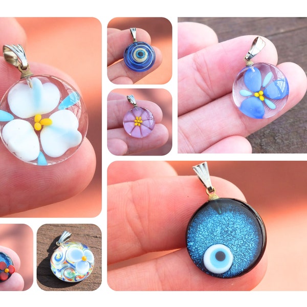 Wholesale Bijouterie Bulk Sale Suitable Wholesale Glass Evil Eye Charm Jewelry Manufacturing Handmade Murano Necklace