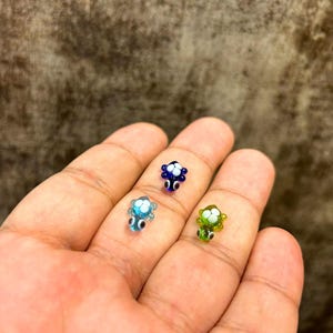 tiny glass animals miniature animals glass figurines animal figurines terrarium figurines glass  gifts tiny caretta decor small figurine