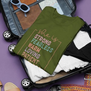 Strong Shirt, Shirt Trendy Mama, Gift For Mom, Mother's Day Shirt, Shirt for Mom for Mother's Day, Gift For Her, Inspirational Shirt zdjęcie 4