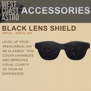 Xreal / Nreal Air Black Lens Shield